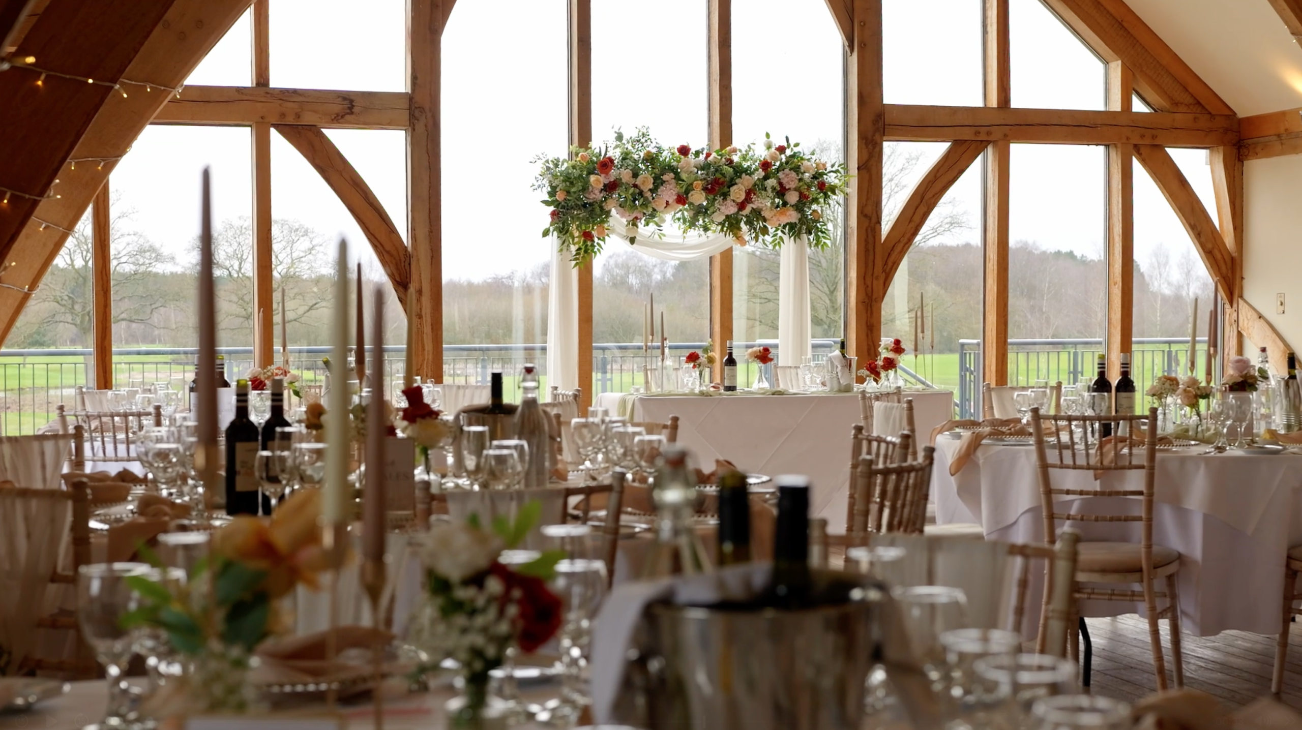 Sandburn Hall Grand Hall Top table
